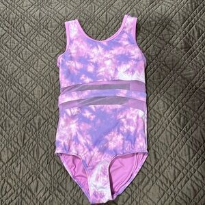 Pink/purple gymnastics leotard